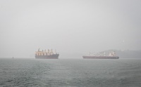 In Lake Gatun on the Panama Canal
