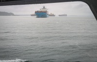 In Lake Gatun on the Panama Canal