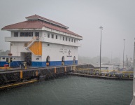 Gatun Locks on the Panama Canal