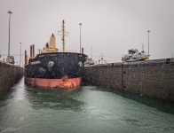 Gatun Locks on the Panama Canal