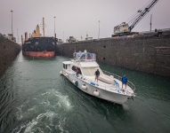 Gatun Locks on the Panama Canal