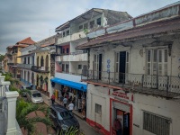 View from my room at Central Hotel in Panama City