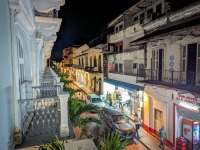 View from my room at Central Hotel in Panama City