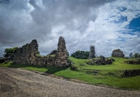 Las Casas de San Francisco in Panama Viejo