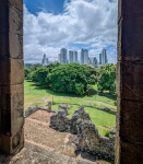 View from Cathedral tower in Panama Viejo