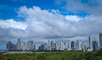 View from Cathedral tower in Panama Viejo