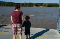 On the ferry to Ticonderoga