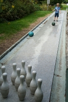 Granite bowling alley