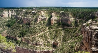 Bright Angel Trail from Trailview Overlook