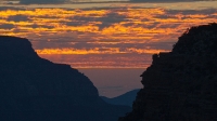 Sunrise over the canyon