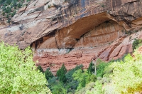 Along the trail to Weeping Rock