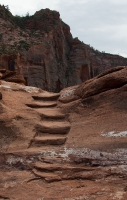 Steps up to the overlook