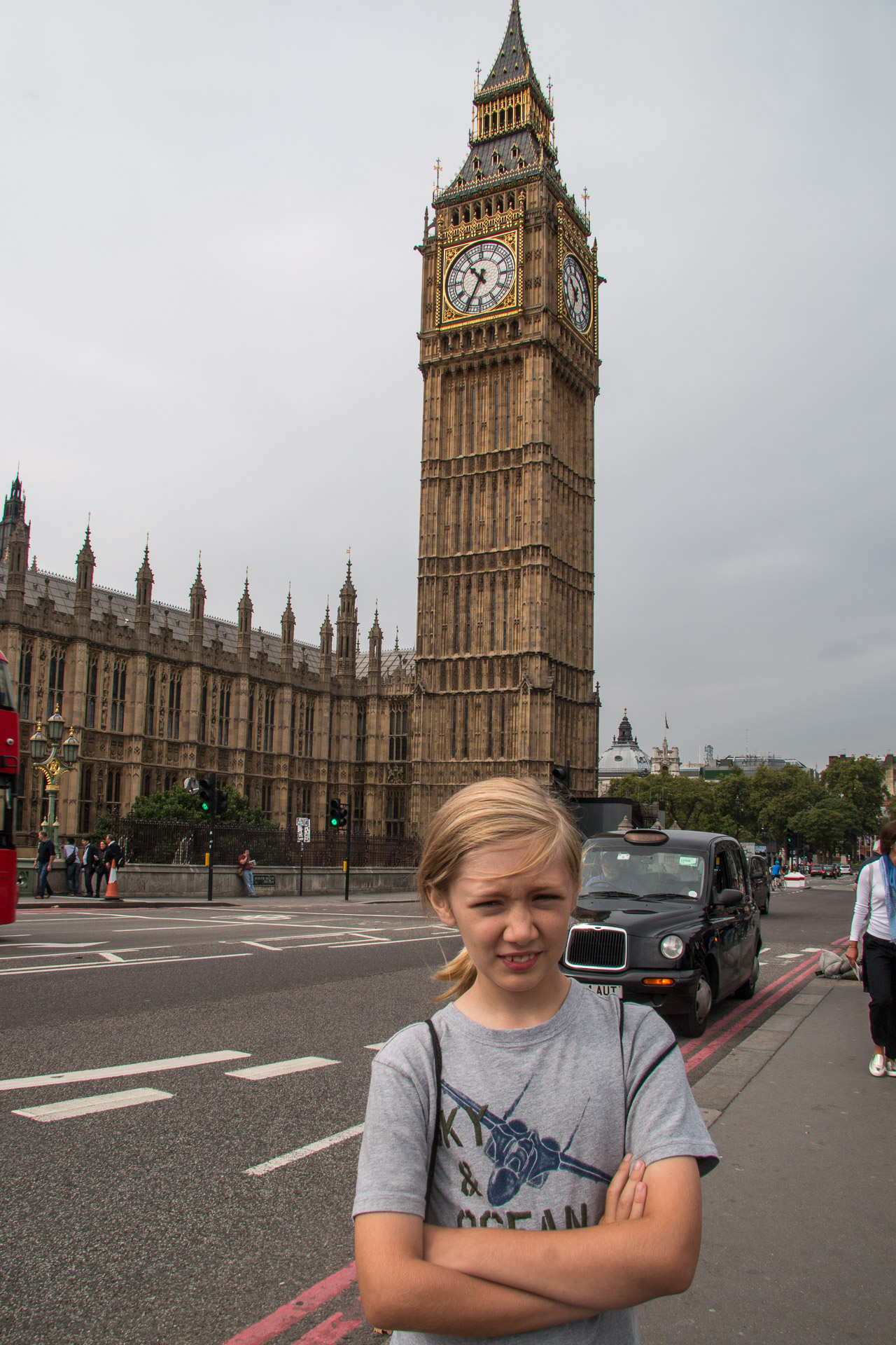 Kyle and Big Ben in London