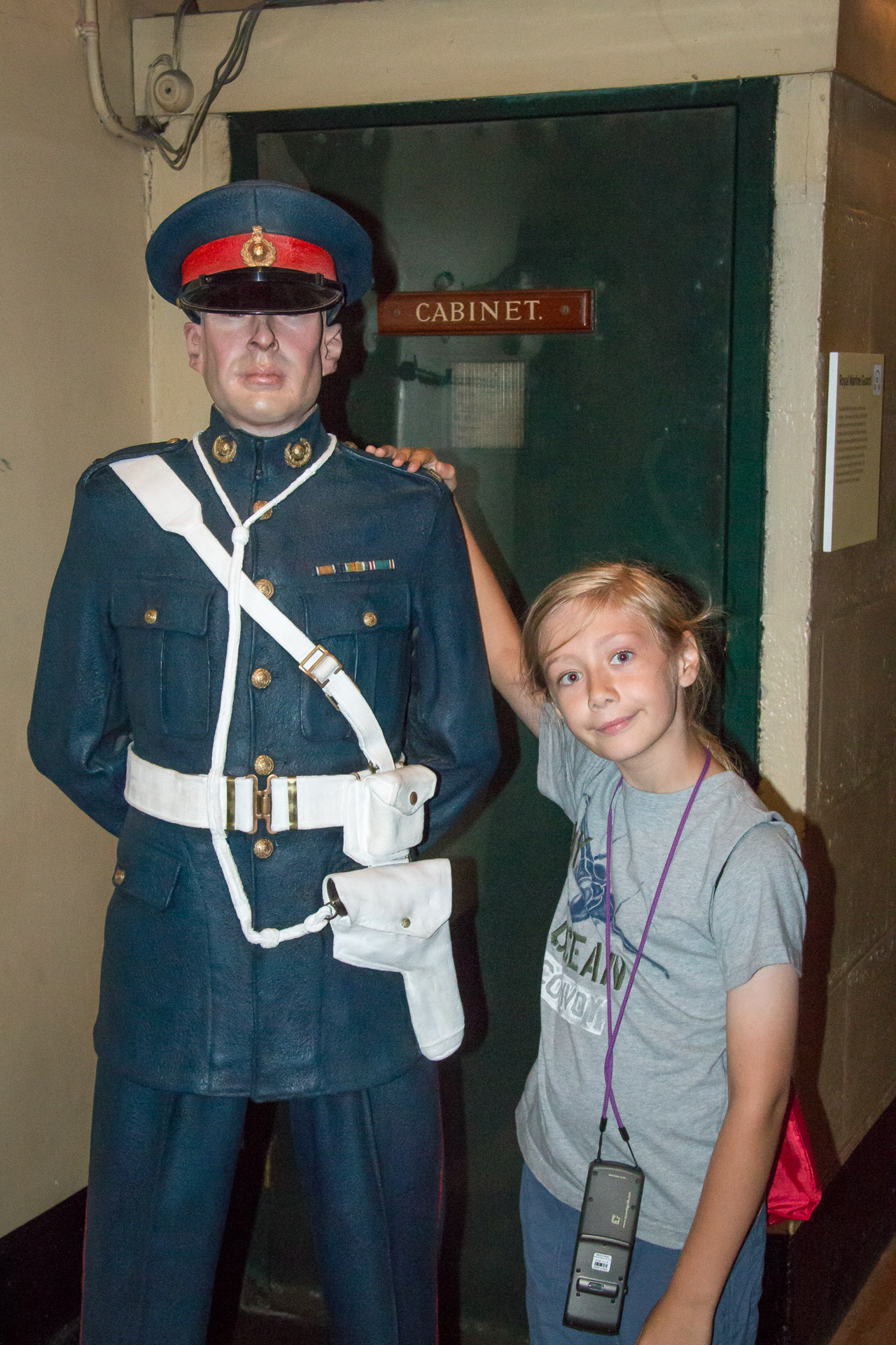 Kyle at the Churchill War Rooms in London