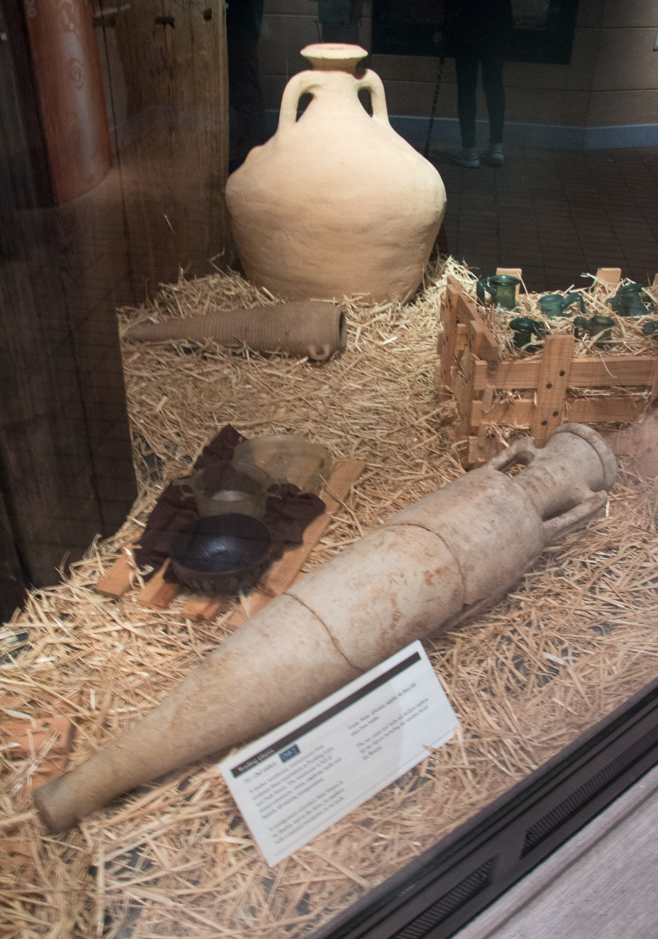 Roman amphorae at the Museum of London