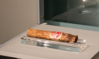 Churchill's cigar in the Churchill Museum at the Churchill War Rooms in London