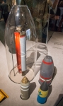 Poison gas shells in WWI Exhibit at the Imperial War Museum in London