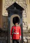 Guard at Waterloo Block / Crown Jewels Building at the Tower of London