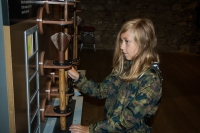 Kyle in the White Tower at the Tower of London