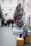 Kyle and Miss Britain III at the National Maritime Museum in Greenwich
