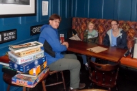 Paul, Kyle and Suzanne at the Coach & Horses Pub in Greenwich