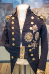 Lord Nelson's coat with bullet hole at the National Maritime Museum in Greenwich