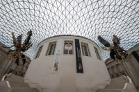 Courtyard at the British Museum in London