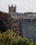 View from the Castle Mound in Cambridge