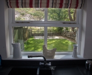 View from our cottage in Beddgelert