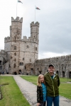 Kyle and Peter at Caernarfon Castle