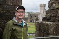 Peter at Caernarfon Castle