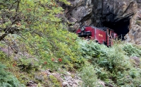 Hiking along the Aberglaslyn Gorge