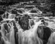 At Swallow Falls in Betws-y-Coed