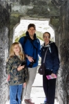 Suzanne, Kyle, and Paul at Beaumaris Castle
