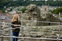 Kyle at Beaumaris Castle