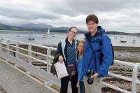 Suzanne, Kyle, and Paul at Beaumaris Pier