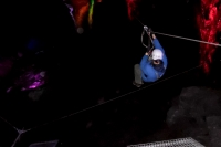 Paul at Zipworld Caverns at Llechwald Slate Caverns