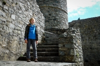 Kyle at Harlech Castle