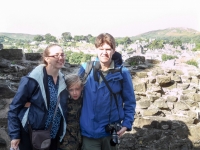 Paul, Suzanne, and Kyle at Conwy Castle