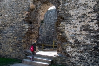 Kyle at Conwy Castle