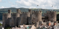 Conwy Castle from Plas Mawr