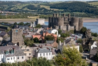 Conwy Castle from town walls