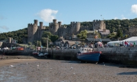 Along waterfront in Conwy