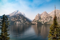 At Jenny Lake Overlook in Grand Teton National Park