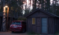 Our cabin in Yellowstone