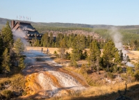 Upper Geyser Basin in Yellowstone