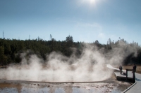 Beauty Pool in Upper Geyser Basin in Yellowstone