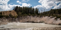 Mud Caldron at the Mud Volcano area in Yellowstone