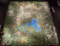 3D map of Yellowstone at Canyon Visitors Center