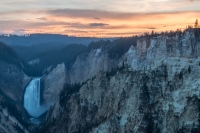 Sunset at Artist Point in Grand Canyon of the Yellowstone
